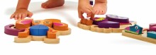 Oops Bear 16002.11 Chocolat au Lait Happy Puzzle Развивающая деревянная игрушка пазл