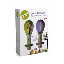 Oops Forest Art.13003.10 Let's Dance Wooden Maracas
