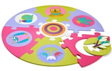 Oi, 14002.10 „Forest Safe and Fun Playmat“ vaikiškas grindų kilimėlio galvosūkis 23 elementai