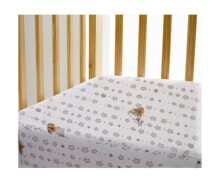 La Bebe Cotton Bears Art.69694 Kokvilnas matrača pārvalks standrta izmēra 120x60cm [matrača augstums 5 cm]