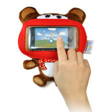 „Wise Pet Smartphone Mini Bear“ 900204 minkštas žaislas - apsauginis išmaniųjų telefonų dėklas