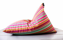 „Life by Qubo ™ Tryangle Stripes“, 70500, sėdmaišis, pūstuvai, minkšti pupelių maišeliai