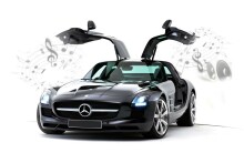 „Silverlit“ menas. 86074 „Mercedes-Benz SLS“ automobilis išmaniesiems telefonams „Iphone / ipad / ipod“