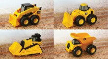 „Caterpillar 80175“ atitraukiamos mašinos 1 pakuotė (lizdinė plokštelė) Inercinė žaislinė mini mašina