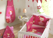 Babycalin Bed bumper DIM DAM DOUM - COCCINELLE ROU405101