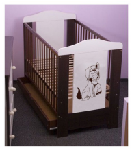 Bobas Dumbo Деткая кроватка с ящиком 'Собака и кот'