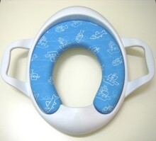 Fillikid Art.PM258 Toilet trainer Easy White Сидение/Накладка для унитаза, мягкая, с ручками