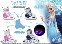 Powerslide Frozen ice Olaf 2in1 Art. 991002 Bērnu multifunkcionālās ledus slidas/skrituļslidas