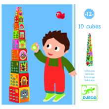 Djeco Art.DJ08508 10 cubes 12m+