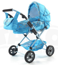 Tako lėlių vežimėlis Art.WL4-05 Klasikinis lėlių vežimėlis su krepšiu