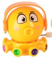 Kidi Toys Art.ZR555N Push-up mechaninis žaislas Aštuonkojis
