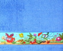 „Baltic Textile“ kilpiniai rankšluosčiai Medvilninis kilpinis rankšluostis su vaikų paveiksliuku „Smešariki 50X70“