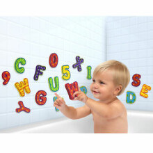 „Nuby 36“ vonios raidės ir numeriai „EC120“ vandens žaislai vonios raidėms ir skaičiams