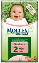 Moltex Öko Nature Новые Экологические подгузники Maxi 7-18kg  80