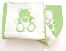 Art. 1795 Natural Merino wool baby quilt 100x140cm