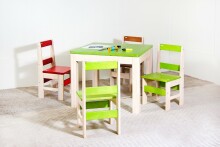 „Straubek“ vaikų stalas 70x70x56cm
