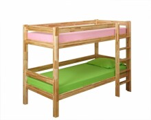 Straubek Art.2PST Двухъярусная (Двухэтажная) детская кровать из массива сосны 90х200см