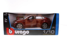 „Bburago“ 18-12081 „BMW X6“ automobilio modelis, raudona skalė 1:18
