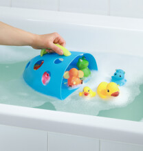 Babyono Art.262 Peach bērnu vannas rotaļlietu spainītis