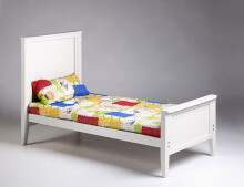 Troll Riga White Art. CBD-IV0003 Детская деревянная кроватка - трансформер