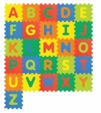 „Sun Ta Toys“ straipsnis. 1002 „Mat puzzle“ raidės (iš 26 elementų)