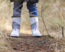 El Rhey Kids Colour Me Wellies Moth Carry Pack