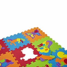 SunTaToys Floor Puzzle Art.ST1023 Bērnu daudzfunkcionālais grīdas paklājs puzle dzīvnieki no 10 elementiem