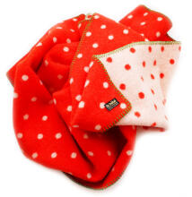 La Bebe™ Merino wool Art.76558 Strawberry Dots Baby blanket (New Zeland), 70х100 cm
