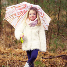 Colour Me Brollies Umbrella Zebra