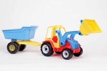 Sand Funny Toys 138 Tractor 452722 Детская машина трактор с прицепом