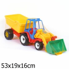 Sand Funny Toys 138 Tractor 452722 Детская машина трактор с прицепом