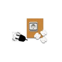 CLIPPASAFE 70/2 EU Shutter Style Plug Socket Covers Kontaktligzdu aizsargi 6 gab., CL702
