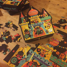 Djeco Silhouette puzzles - Fortified castle Art. DJ07258