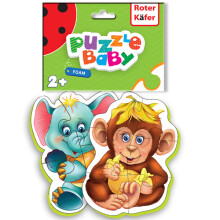 „Roter Käfer Baby Puzzle RK1101-03 Baby Puzzle“ zoologijos sodas („Vladi Toys“)