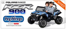 Peg-Perego Polaris Ranger RZR 900 Blue (IGOD0084) Двухместный Детский электромобиль 