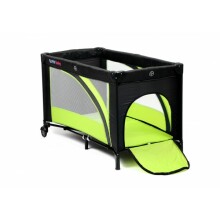 PW Baby Rainbow Vegetal Green Art.IW260 Манеж-кровать для путешествий на колесиках