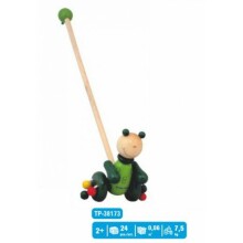 Babymix Art.TP-38173 деревянная игрушка толкалка Лягушка