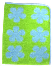 Cotton Eco blanket Art.0769 Yellow  Cotton Chenille 140x90cm