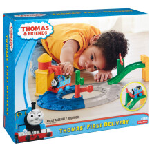 Fisher Price'as Thomas ir draugai Thomas pirmasis pristatymo žaidimų rinkinys BCX80 mažas traukinių takelis iš serijos „Tomas ir jo draugai“