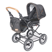 Roan'18 Sofia Limited Edition Black Chrome  Комбинированная детская коляска c  классической амортизацией