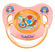 BabyOno Art. 711 Māneklis silikona, anatomisks, 6m+