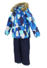 Huppa'19 Winter Art.41480030-82822 Silts mazuļu ziemas termo kostīms jaka + bikses