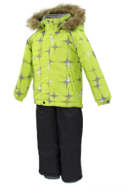 „Huppa'19“ žiemos menas. 41480030-82818 Šilta kūdikio žieminė šiltų kostiumų striukė + kelnės