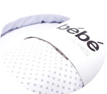 La Bebe™ Snug Cotton Nursing Maternity Pillow Art. 8955 Pearl Grey Satin