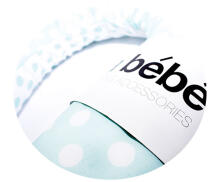La Bebe™ Rich Maternity Pillow Art.80936 Mint Dots 30x104cm