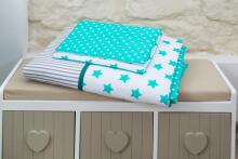 La bebe™ Cotton Borders Set 8 Art.81187 8 parts bedding