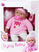 CHS 15 15 DOLL WITH FEEDING BOTTLE rose