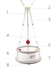 Memola Multisensory cradle 3in1 Art.239