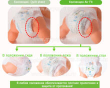 Трусики Moony для девочек  (9-14 кг), 44 шт