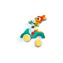 Djeco Wooden Puzzle-Jaco&co Art. DJ01250 Attīstoša rotaļlieta bērniem